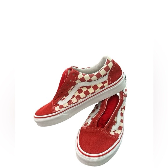 VANS Primary Check Old Skool Shoe Unisex Women’s sz 7 Men’s 5.5 - Picture 1 of 7